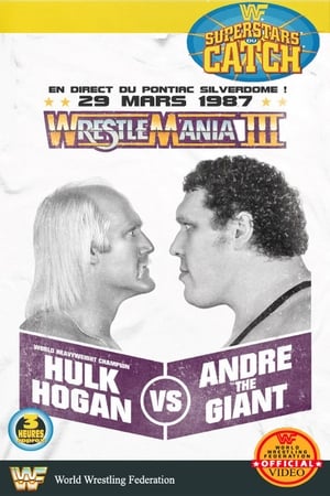 Poster WWE WrestleMania III 1987