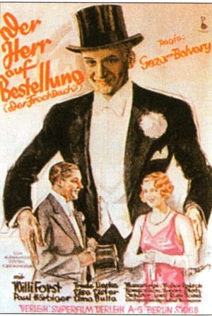 Poster Der Herr auf Bestellung 1930