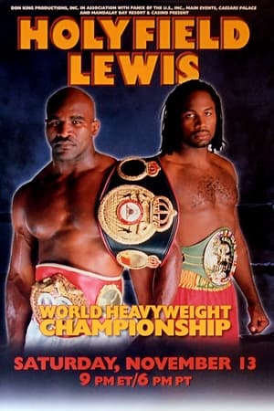 Poster Evander Holyfield vs. Lennox Lewis II 1999