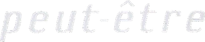 Peut-être — Logos 1