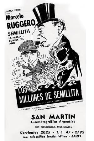 Poster Los millones de Semillita (1950)