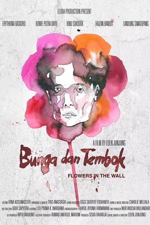 Image Bunga dan Tembok