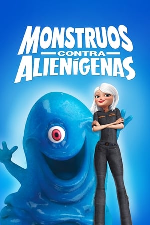 Poster Monstruos contra alienígenas 2009