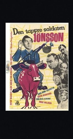 Poster Den tappre soldaten Jönsson (1956)