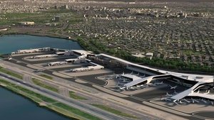 New York Super Airport Skyscraper Terminals