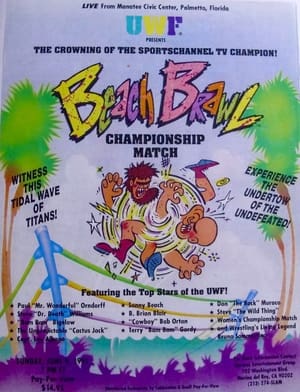 Poster UWF Beach Brawl 1991