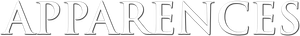 Apparences — logo