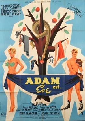 Poster Adam Is... Eve 1954