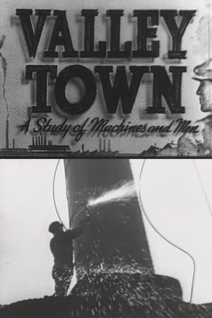 Poster Valley Town: A Study of Machines and Men 1940
