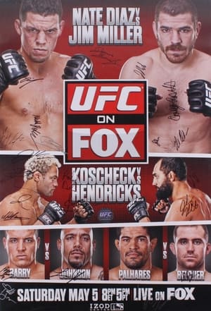 Poster UFC on Fox 3: Diaz vs. Miller 2012