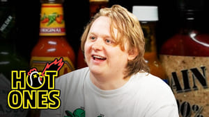 Hot Ones Lewis Capaldi Grasps for a Lifeline While Eating Spicy Wings