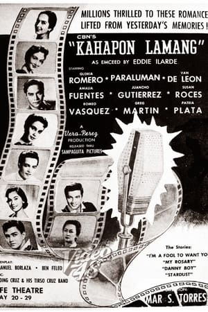 Poster Kahapon Lamang (1959)