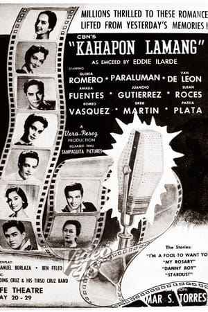 Poster Kahapon Lamang 1959