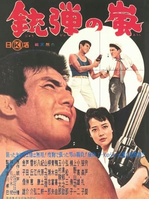 Poster Jūdan no arashi (1962)