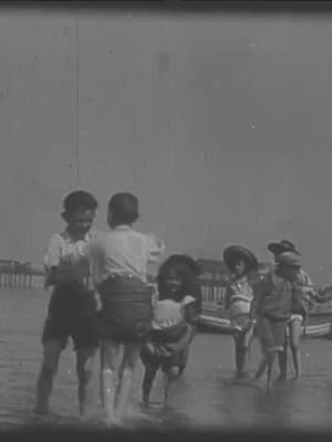 Children Playing on the Beach at Rhyl film complet