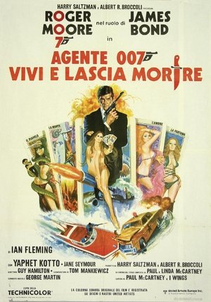 Poster Agente 007 - Vivi e lascia morire 1973