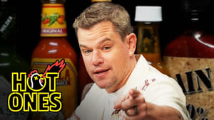 Image Matt Damon Sweats from His Scalp While Eating Spicy Wings