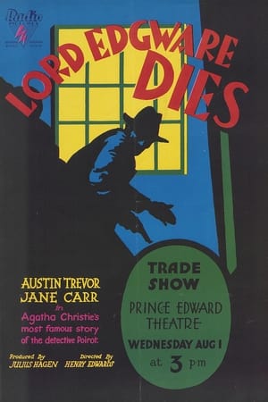 Poster Lord Edgware Dies 1934