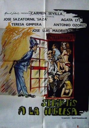 Poster Strip-tis a la inglesa (1975)