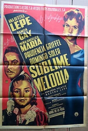 Poster Sublime melodía (1956)