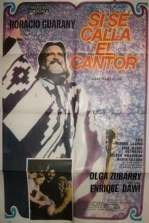 Poster Si se calla el cantor (1973)