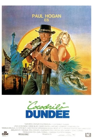 Poster Cocodrilo Dundee 1986