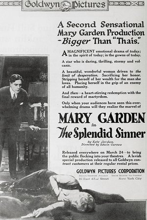 Poster The Splendid Sinner (1918)