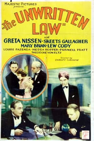 Poster The Unwritten Law (1932)