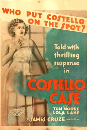 Poster The Costello Case 1930