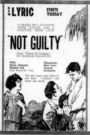 Poster Not Guilty (1921)