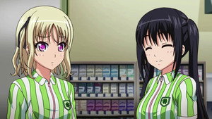 Episódio 1 - Cheeky Wanton JK: Esquema de sucção de Shiori transando com ela em pedaços - Ero Konbini Tenchou