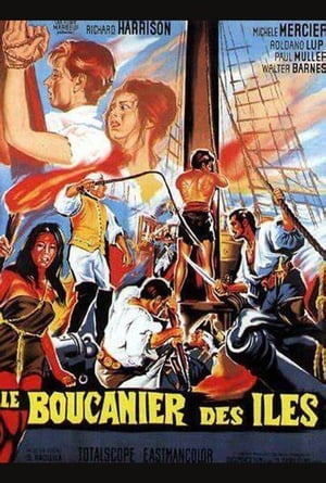 Poster Le Boucanier des îles 1962