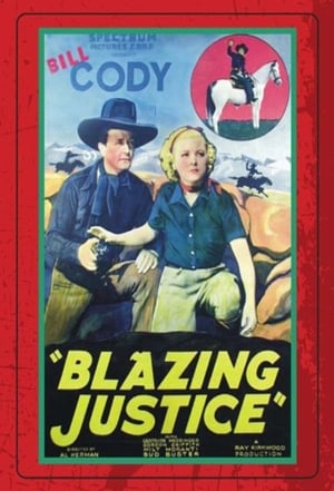 Poster Blazing Justice (1936)