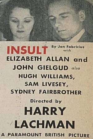 Poster Insult (1932)