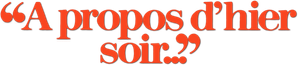 Sobre Ontem a Noite — Logos 3