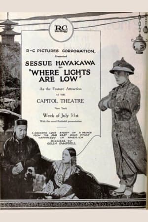 Poster Where Lights Are Low (1921)