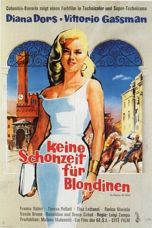 Poster Keine Schonzeit für Blondinen 1957