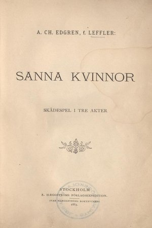 Sanna kvinnor poster