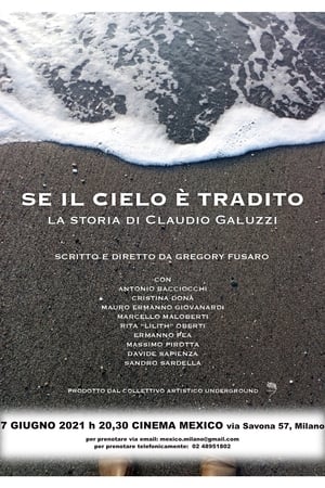 Poster Se il cielo è tradito - La storia di Claudio Galuzzi 2021