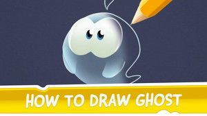 How to Draw Ghost from Cut the Rope: Magic | StreamHub