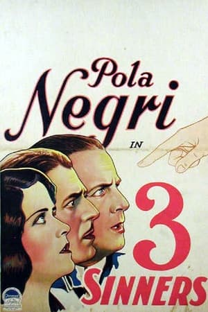 Poster Three Sinners 1928