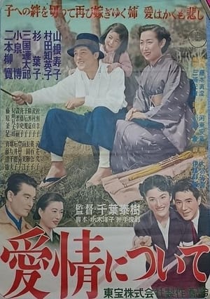 Poster Aijô ni tsuite (1953)