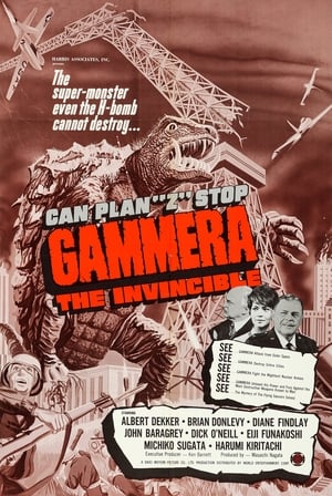 Poster Gammera the Invincible (1966)