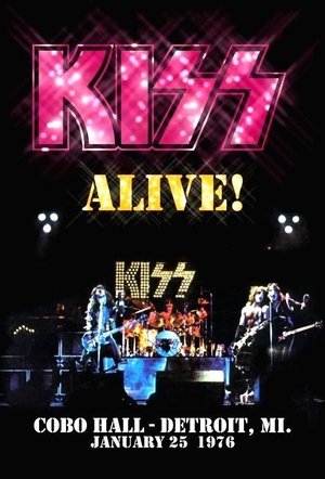 Poster Kiss - (Alive Tour) Cobo Hall Detroit, MI January 25, 1976