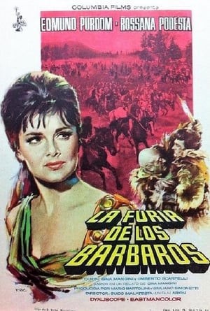 Poster La furia de los bárbaros 1960