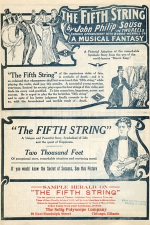 Poster The Fifth String (1913)