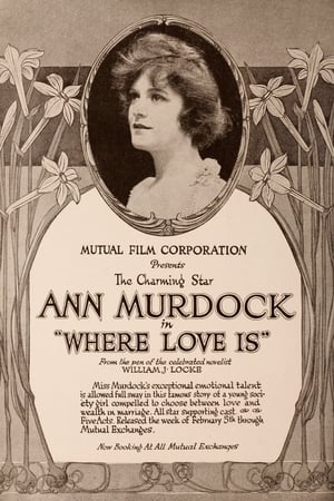 Poster Where Love Is (1917)