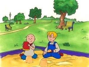 Image Caillou Makes a New Friend