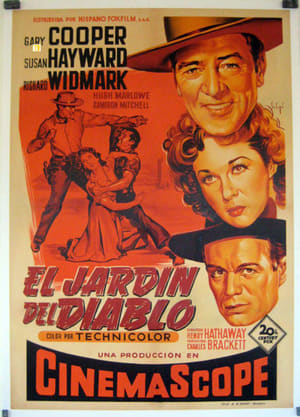 Poster El Jardín Del Diablo 1954