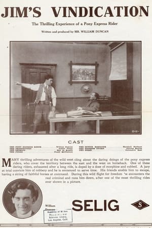 Poster Jim's Vindication (1912)